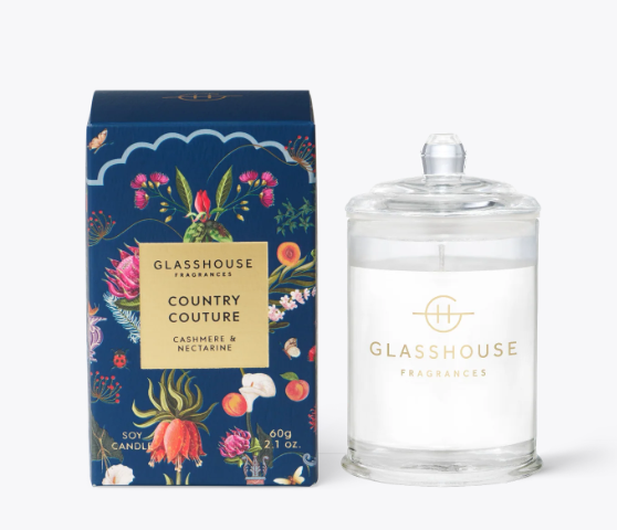 Glasshouse 2.1oz Candle | Country Couture