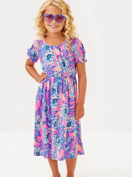 Girls Dean Midi Dress | Multi Totally Koalafied