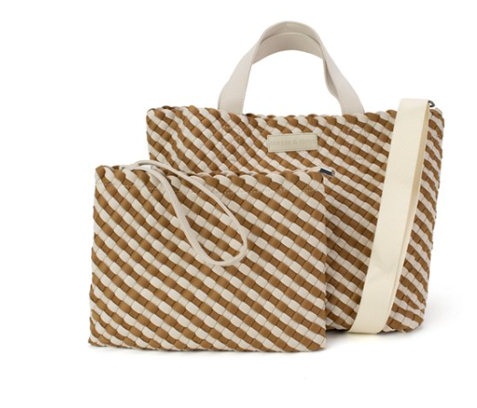 Camel Hampton Classic Woven Tote