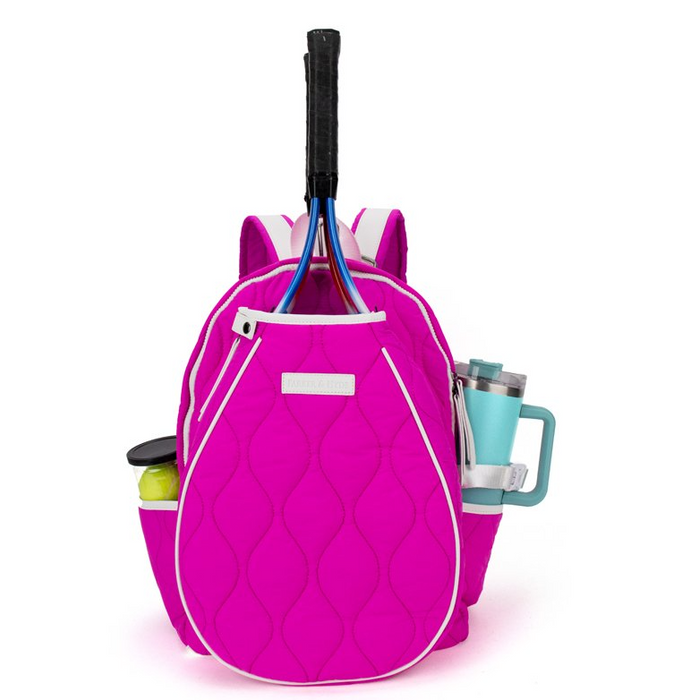 Vivid Pink Tennis Courtside Backpack