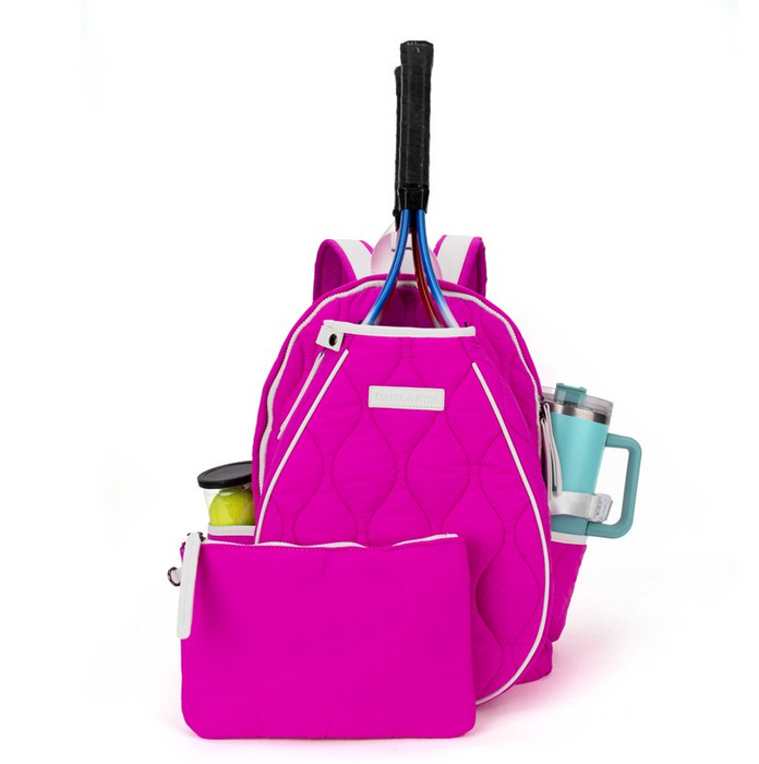 Vivid Pink Tennis Courtside Backpack
