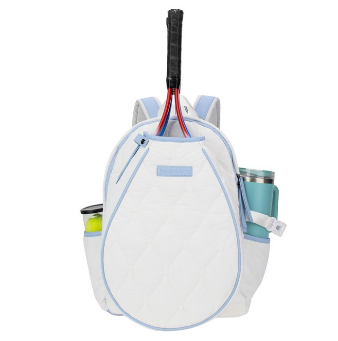 White Tennis Courtside Backpack