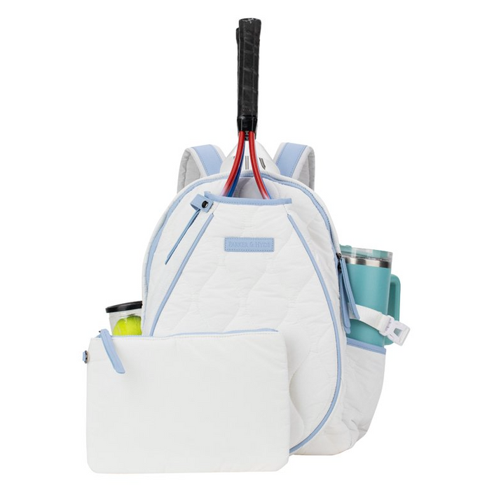 White Tennis Courtside Backpack