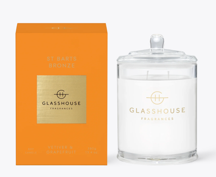Glasshouse 13.4oz Candle | St Barts Bronze