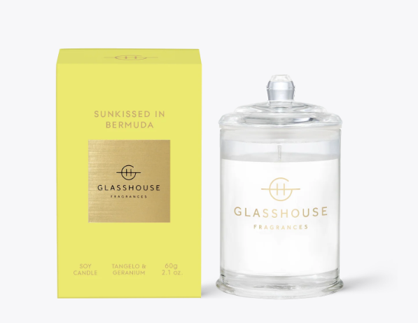 Glasshouse 2.1oz Candle | Sunkissed in Bermuda