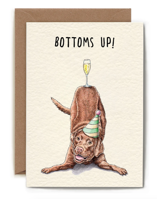Bottoms Up Card