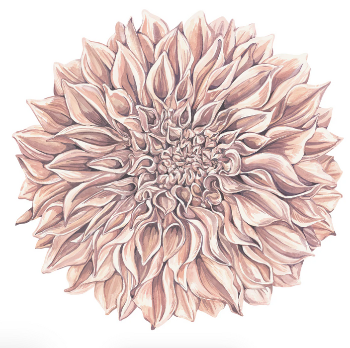 Die Cut Dahlia Placemat