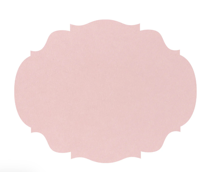 Die Cut Pink French Frame Placemat