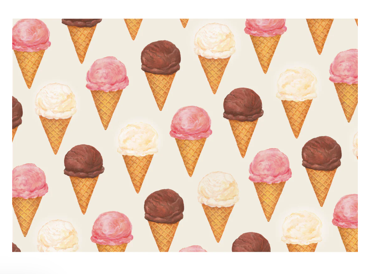 Ice Cream Cones Placemat