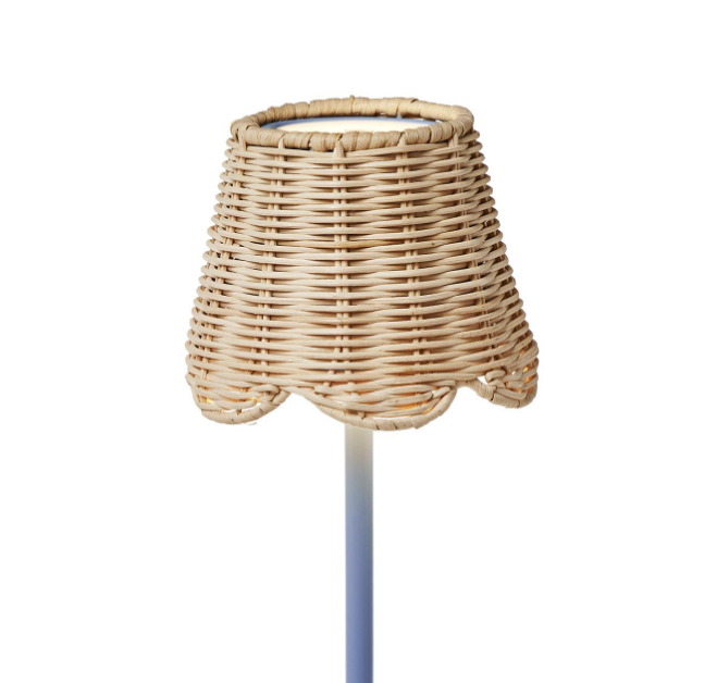 Scallop Edge Rattan LD Lamp Shade