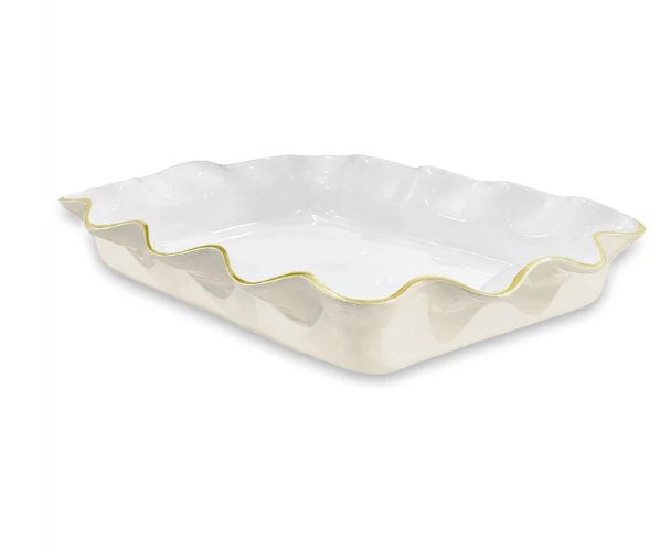 8805 Cream ENCANTO Carola Rect Pyrex Holder