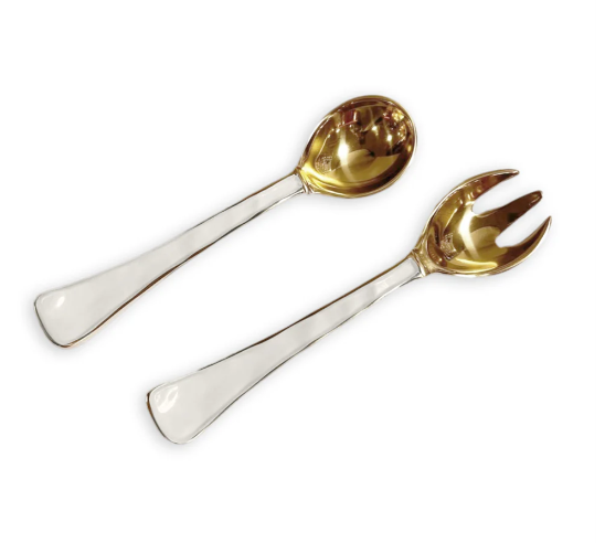 8483 Cream ENCANTO Soho Salad Servers