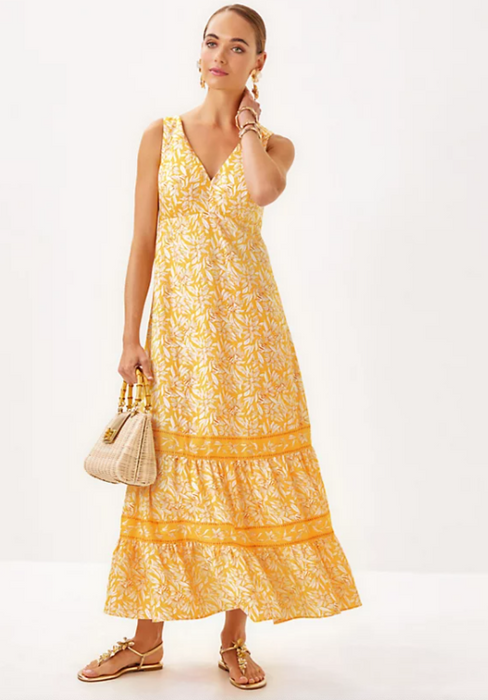 Avlyn Maxi Dress | Honeycomb Hideaway Honeycomb Engineered