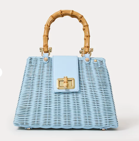 Leena Top Handle Bag | Bluette