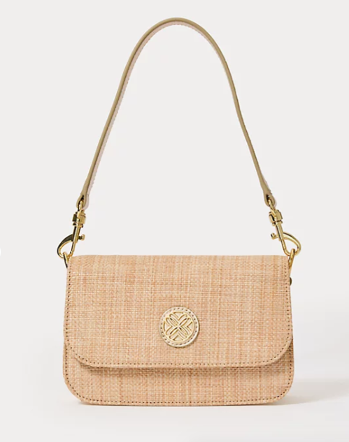 Paley Straw Shoulder Bag | Natural