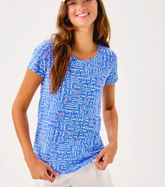 Etta Scoop Neck | Sunwashed Blue Seacrets