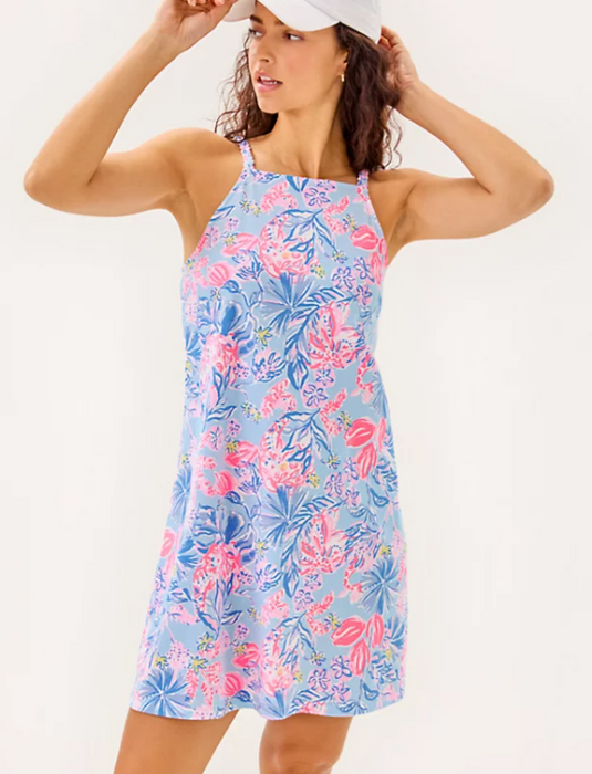 Kyleigh Dress |  Multi Elephant Splash