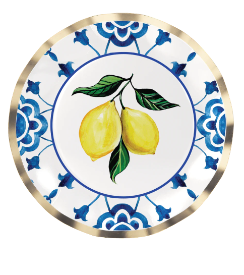 Wavy Capri Coast Dinner Plate