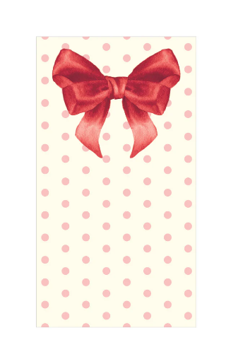 Pink Bows Guest Towels