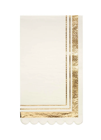 Gold & White Guest Towels