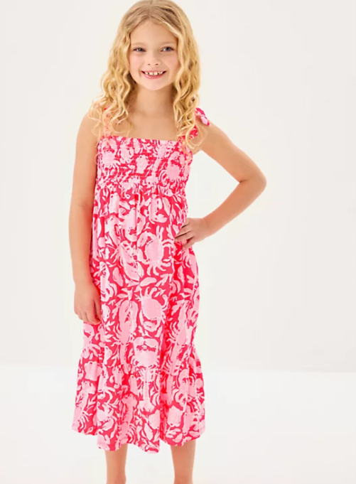Mini Kailua Maxi Dress | Cane Coral Crab Collab