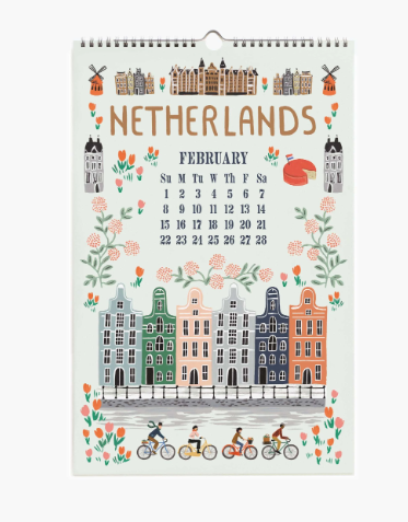 2026 World Travel Wall Calendar