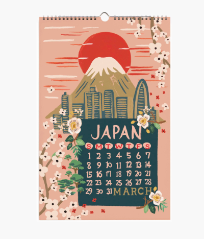 2026 World Travel Wall Calendar