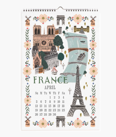 2026 World Travel Wall Calendar