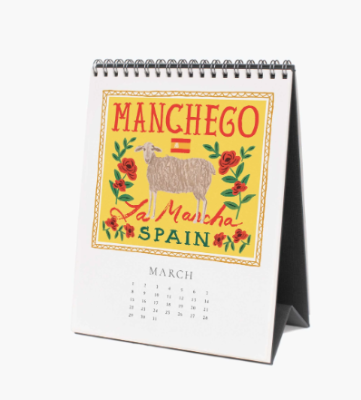 2026 Cheese Desk Calendar