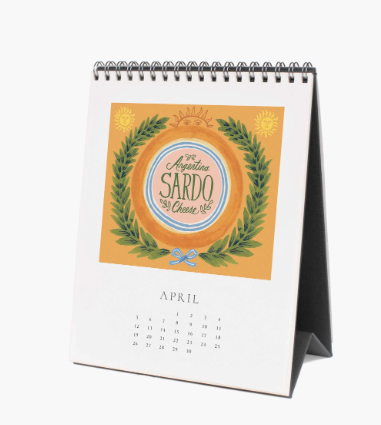 2026 Cheese Desk Calendar