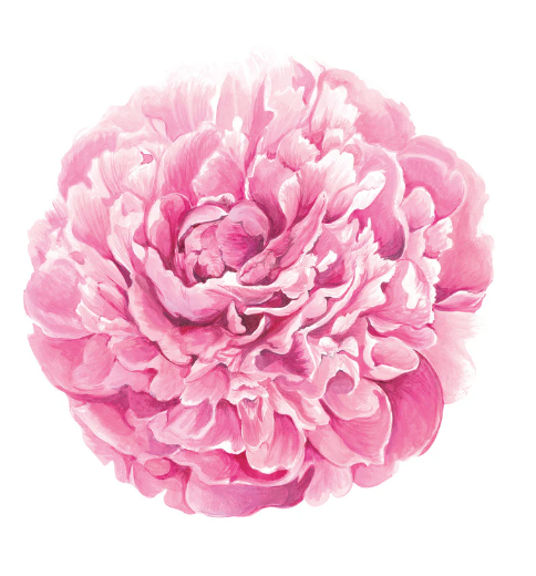 Die Cut Peony Placemat