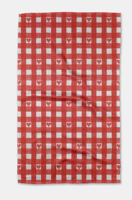Geometry Tea Towel | Amorcito Gingham