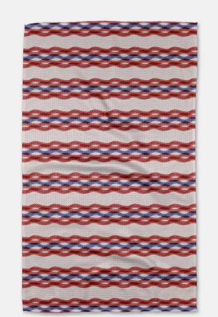 Geometry Tea Towel | Waving Stripe