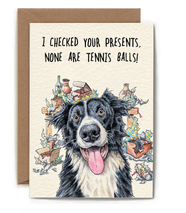 Tennis Balls Card