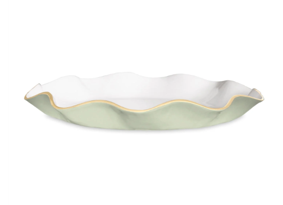 8820 Pistachio ENCANTO Lg Carola Platter