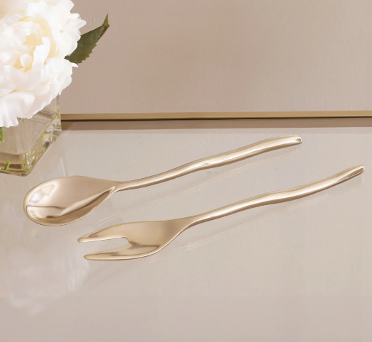 8288 Gold SIERRA MODERN Maia Salad Servers