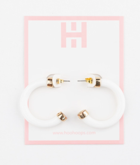 1" Mini HooHoops | White