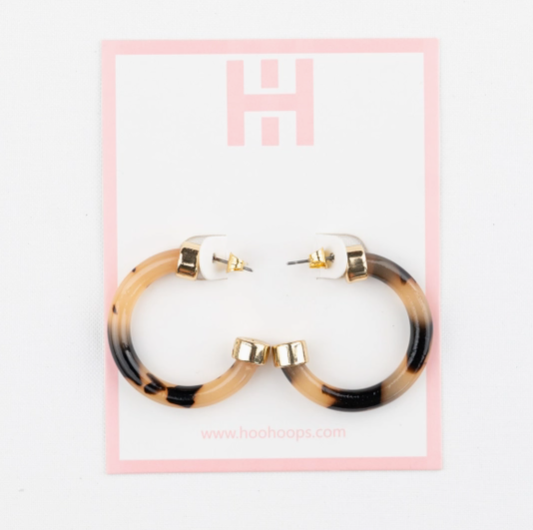 1" Mini HooHoops | Tortoise Shell