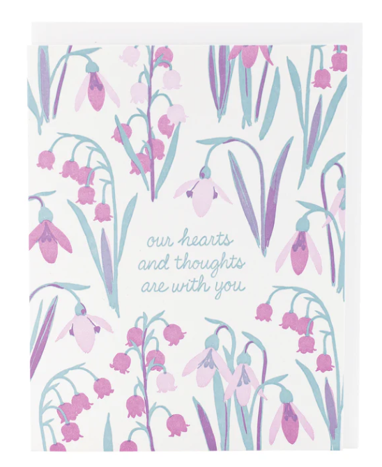 Lily of the Valley Sympathy Card