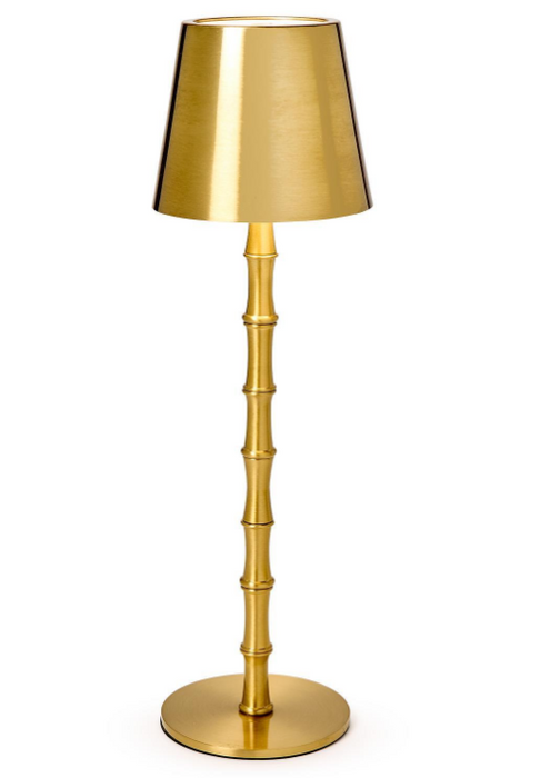 LED Gold Bamboo Table Lamp