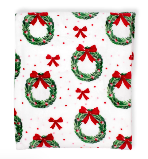 Clara Wreath Throw Blanket
