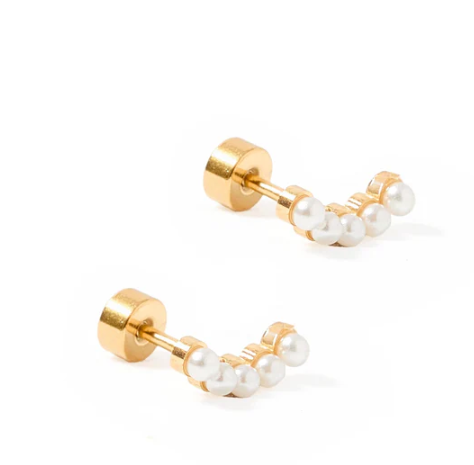 Abigail Pearl Stud Earrings