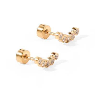 Abigail Sparkle Stud Earrings