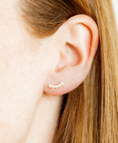Abigail Pearl Stud Earrings