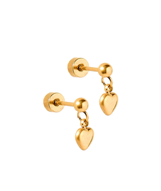 Millie Heart Stud Earrings