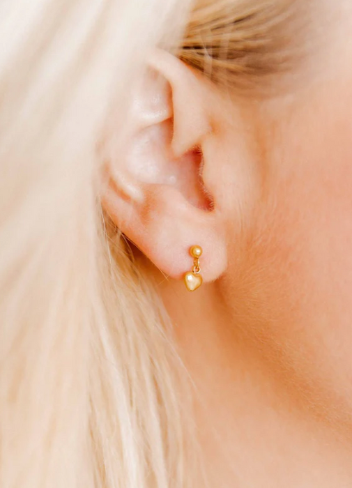 Millie Heart Stud Earrings