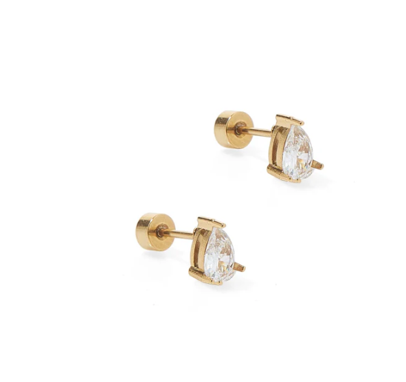 Paige Pear Stud Earrings