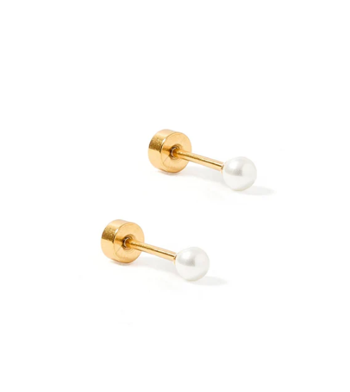 Payton Pearl White Stud Earrings