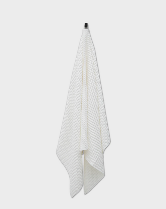 Geometry Waffle Bath Towel | Cloud