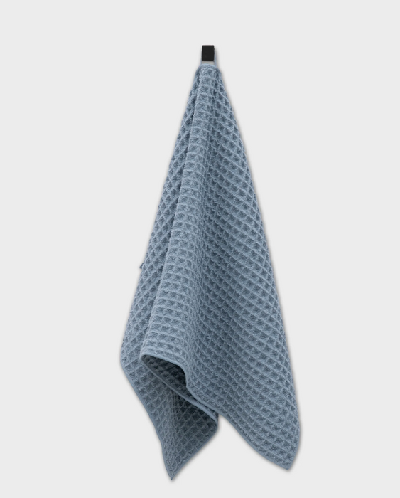 Geometry Waffle Hand Towel | Sky